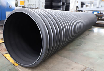 ID400-800MM HDPE DOUBLE WALL CORRUGATED PIPE LINE. خط الأنابيب المموج بجدار مزدوج HDPE